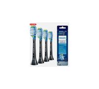 4pk Philips Sonicare C3 Premium Defence Toothbrush Heads - White & Black