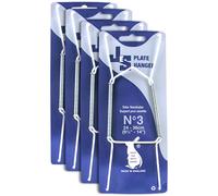 4pk Plate Hanging Wire No 3, 24x36cm