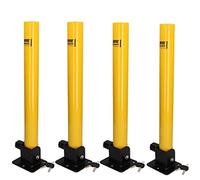 4pk Security Post Fold Down Retro Fit Integral Lock Caravan Trailers Motorhome