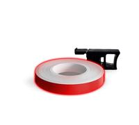 4R Quattroerre.it 10282 Refractive Wheel Stripes with Applicator Tool 7 mm x 6 mt, Red