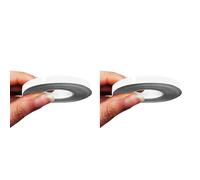 4R Quattroerre.it 10466 Trim Stripes Adhesive Strips for Cars, White, 5 mm x 10 mt (Pack of 2)