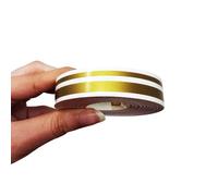 4R Quattroerre.it 10506 Trim Stripes Double Adhesive Strips for Cars, Gold, 11 mm x 10 mt