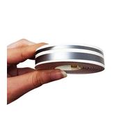 4R Quattroerre.it 10507 Trim Stripes Double Adhesive Strips for Cars, Silver, 11 mm x 10 mt