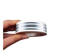 4R Quattroerre.it 10521 Trim Stripes Triple Adhesive Strips for Cars, Silver, 16 mm x 10 mt