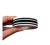 4R Quattroerre.it 10524 Trim Stripes Triple Adhesive Strips for Cars, Black, 16 mm x 10 mt