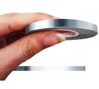 4R Quattroerre.it 10562 Trim Stripes Adhesive Strips for Cars, Chrome, 5 mm x 10 mt