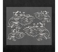 4R Quattroerre.it 1091 Griffin Sticker Set for Scania Truck, Right and Left, Black, 50 x 35 cm