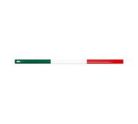 4R Quattroerre.it 14172 Stripe 3D Italian Flag Tri-Colour Adhesive Strips 9 x 198 mm