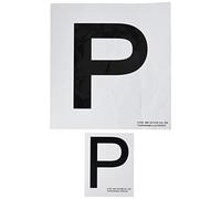 4R Quattroerre.it - 1570 - Sticker Marking P Beginner, Set of 2 Front + Rear