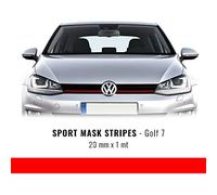 4R Quattroerre.it 17070 Stripes for Golf 7 Radiator Grill, 20 mm x 1 mt, 1 Piece