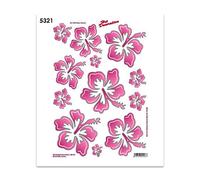 4R Quattroerre.it 5321 Adhesive Flowers, Pink 35 x 25 cm
