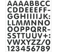 4R Quattroerre.it Letter Kit Stickers, Carbon