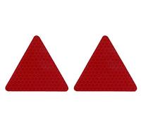 4R Quattroerre.it Refractive Stickers Triangles, Red, Set of 2
