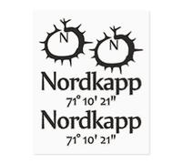 4R Quattroerre.it Sticker Adventure Nordkapp Super Transparent, 20 x 24 cm