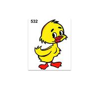 4R Quattroerre.it Sticker Duck, 10 x 12 cm