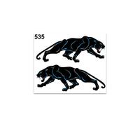 4R Quattroerre.it Sticker Panther 10 x 12 cm