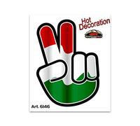 4R Quattroerre.it Sticker Respect For Bikers Tab, 10 x 12 cm