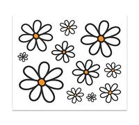 4R Quattroerre.it Stickers Daisy 10 x 12 cm