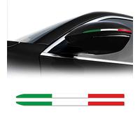 4R Quattroerre.it Stripes Adhesive Strips Tricolour Italy Compatible for Alfa Stelvio Mirrors
