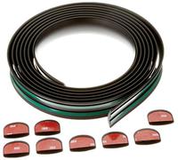 4R Quattroerre.it Universal Adhesive Protective Profiles for Cars, 42 mm x 5 mt, Black