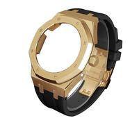4RD Gen ak MOD Kit for GA2100 GA-2100 2110 Metal Watch Case Stainless Steel Bezel Rubber Strap Watchband