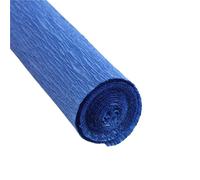 4rolls 50x250cm Colored Crepe Paper Roll Origami Crinkled Craft DIY Flowers Decoration Wrapping For Gift Wrapping(Deep blue)