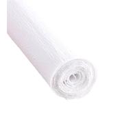 4rolls 50x250cm Colored Crepe Paper Roll Origami Crinkled Crepe Paper Craft DIY Flowers Decoration Wrapping Paper(White)