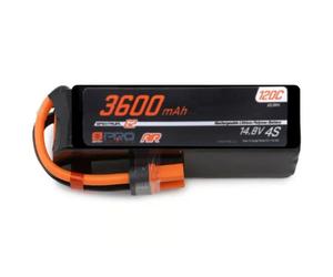 4S 14.8V 3600mAh 120C IC3 Spektrum Smart G2 Pro Air LiPo Battery