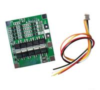 4S 14.8V for lifepo4 for battery Protection Board 30A with Balance for Solar Light Pack(Green)