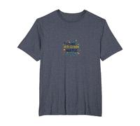 4's and 4th Grade Hustle T-Shirt, Men's Big and Tall, Heather Blue, 6X Tall