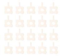 4S Lithium Battery Pack Replacement Parts 20 Pcs U-Shaped Spot Weldable Battery Connectors with Nickel Plated Steel Strip for DIY Battery Projects