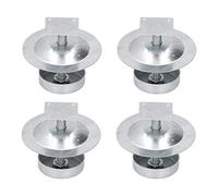 4Set Proof Hive Feet Stainless Steel Beehive Base Beekeeping Beehive Stand for Beekeeper