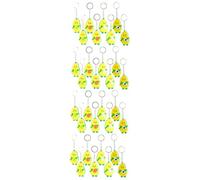 4sets Avocado Keychain Pendants Cute Squishy Cartoon Sports Ball Design Lightweight Pu Keychains for School Carnival Prizes Backpack Accessories 8pcs*4