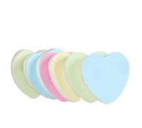 4Sets Colour Self Adhesive Heart Shapes Memo Pad Sticky Notes Bookmark Marker Sticker Paper Office School Supplies for Offices, Schools