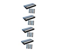 4sets Heaven and Earth Cover Pen Case Special Pencil Case Pen Organizer Case Clear Pen Holder Clear Stand Pencil Boxes Teal Pencil Case School Pencil Case Lids Pencils Paper 6pcs*4