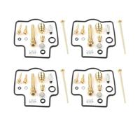 4Sets Motorcycle Carb Repair Kits Carburetor Rebuild Tools For K&AWAS&AKI ZZR400 ZZ&R 400 1990-2006