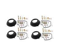 4Sets Motorcycle Carburetor Repair Kit Carb Rubuild Diaphragm For NC23 For CBR400RR 1983-1994 Carburetor Repair Kit
