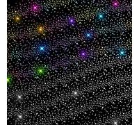 4Sheets Hotfix Rhinestone Sheets, Rhinestone Iron-On Transfers, Glitter Iron-On Hotfix Neckline Patch, Polka Dot AB Color Crystal Collar Applique for T-Shirt, Jacket, Dress, Sweater, Hoody, DIY Craft