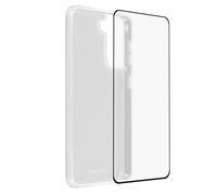 4smarts Back Cover for Galaxy S21 Plus 9H Tempered Glass