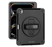 4smarts Case for iPad Pro 11 2024 / M5 2025 Bi-material Shockproof Crutch Handle