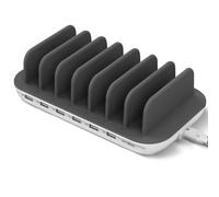 4smarts Multi-device charging dock station 6x USB ports 1x USB-C port, White