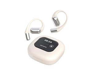 4smarts SkyBuds AI Screen Open-Ear Bluetooth Headphones Beige