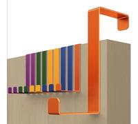 4smile Over Door Hook Set of 10 - Multicolour Hangers for Clothes for Leaf Depth 3.6 cm (1.4") + 4.1 cm (1.6"), Stable Coat Hooks, Ideal as Wreath Hanger