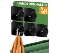 4smile Towel Holder Without Drilling, Set of 5 - B