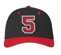 4sold ABC Letter and 23 Numbers Snapback Cap in Red Black/White with Letters A to Z (5)