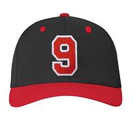 4sold ABC Letter and 23 Numbers Snapback Cap in Red Black/White with Letters A to Z (9)