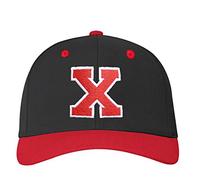 4sold ABC Letter and 23 Numbers Snapback Cap in Red Black/White with Letters A to Z (x)
