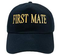 4sold Adult Baseball Cap Yachting Captain Adjustable Strap Boys Men Summer Hat Cotton Navy-First Mate