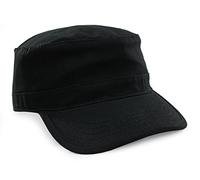 4sold Baseball Army Cap Fishing British Military Style Men Women Adjustable Classic Army Plain Hat Cadet Military Baseball Sports Cap (Black)