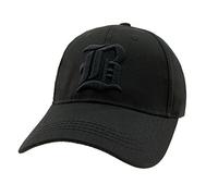 4sold Casual Baseball Gothic B Letter Cap Caps bSnap Back Hat Hats Snapback (B Black Black)